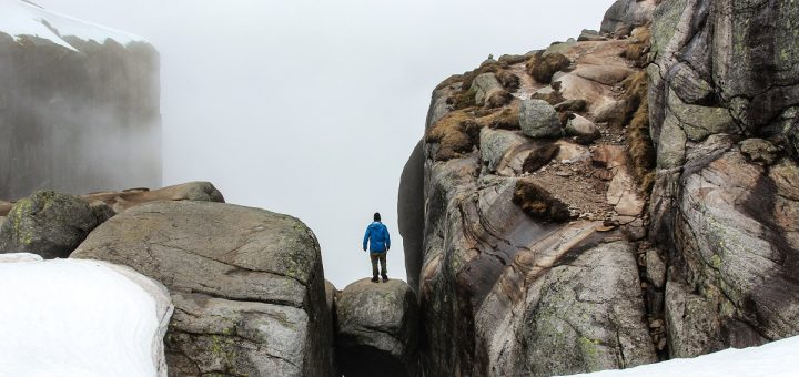 Le rocher Kjerag en Norvège