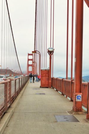 La traversée du Golden Gate à San Francisco