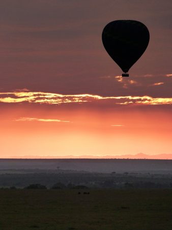 Le survol du Masai Mara en montgolfière