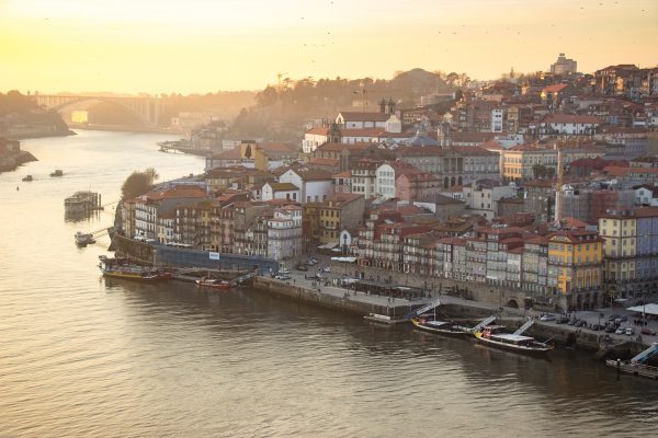 Coucher de soleil sur Porto