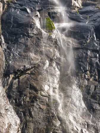 La chute de Bridalveil Fall à Yosemite en septembre