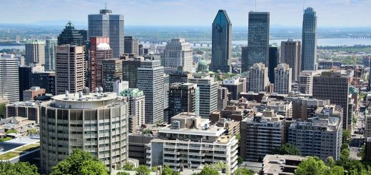 Panorama sur Montréal depuis le parc du Mont Royal