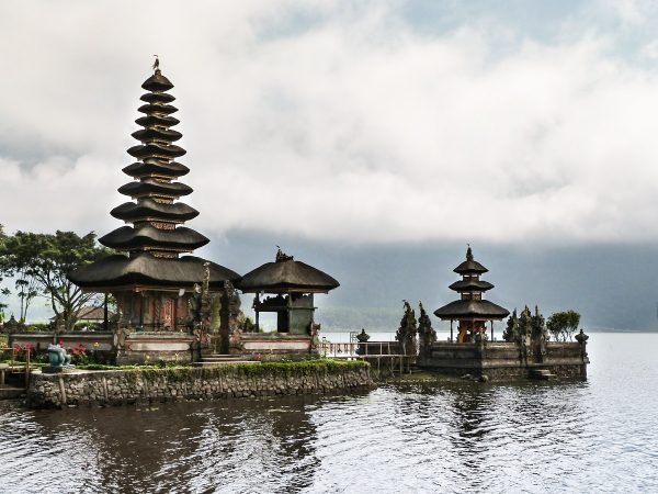Temple Pura Ulun Danu à Bali, près de Bedugul