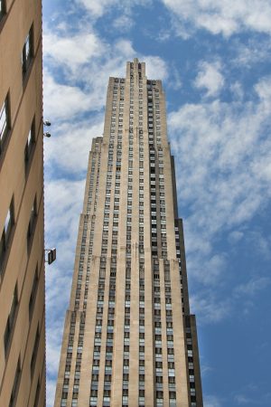 La façade du Top of the Rock de New-York