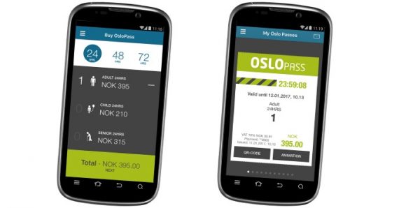 L'application mobile de l'Oslo Pass