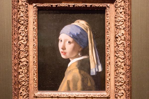 La jeune fille à la perle exposé au musée Mauritshuis de La Haye