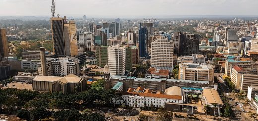 Vue sur Nairobi depuis les hauteurs
