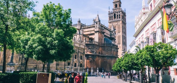 La cathédrale et la giralda de Séville