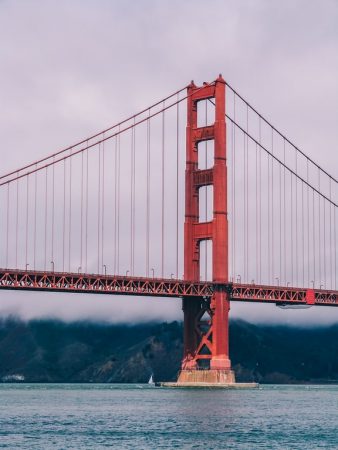 Un des piliers du Golden Gate de San Francisco