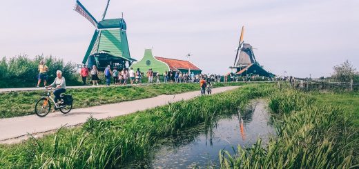 Moulins de Zaanse Schans à visiter aux Pays-Bas