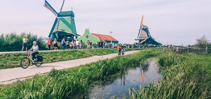 Moulins de Zaanse Schans à visiter aux Pays-Bas