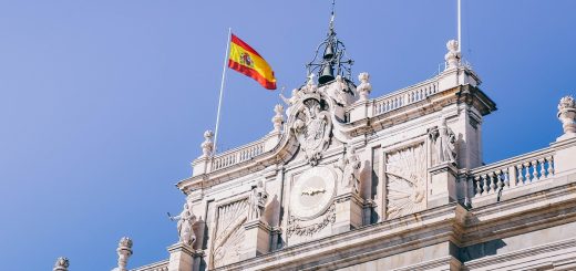 Façade du palais royal de Madrid