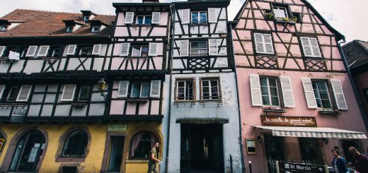 Façades colorées dans Colmar