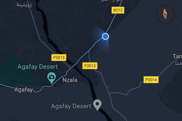 Carte d'accès au désert d'Agafay depuis Marrakech
