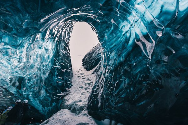 Formation dans une caverne de glace en Islande