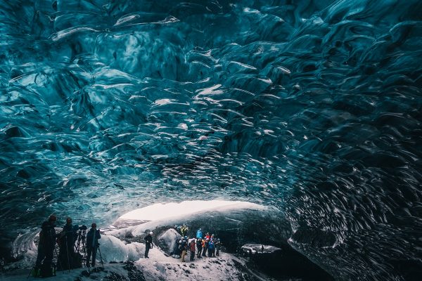 Visite d'une caverne de glace en Islande