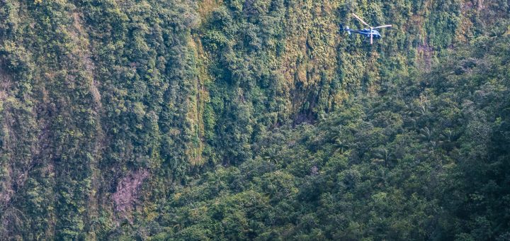 Hélicoptère à La Réunion