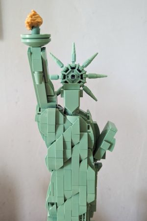 Haut du Lego de la statue de la Liberté